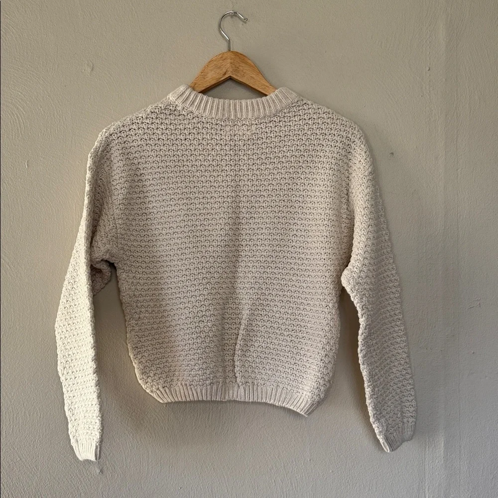 Universal Thread Cream Textured Sweater XS